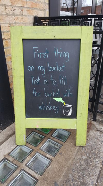 It's Whiskey Wednesday, come fill your bucket (and your belly!) 