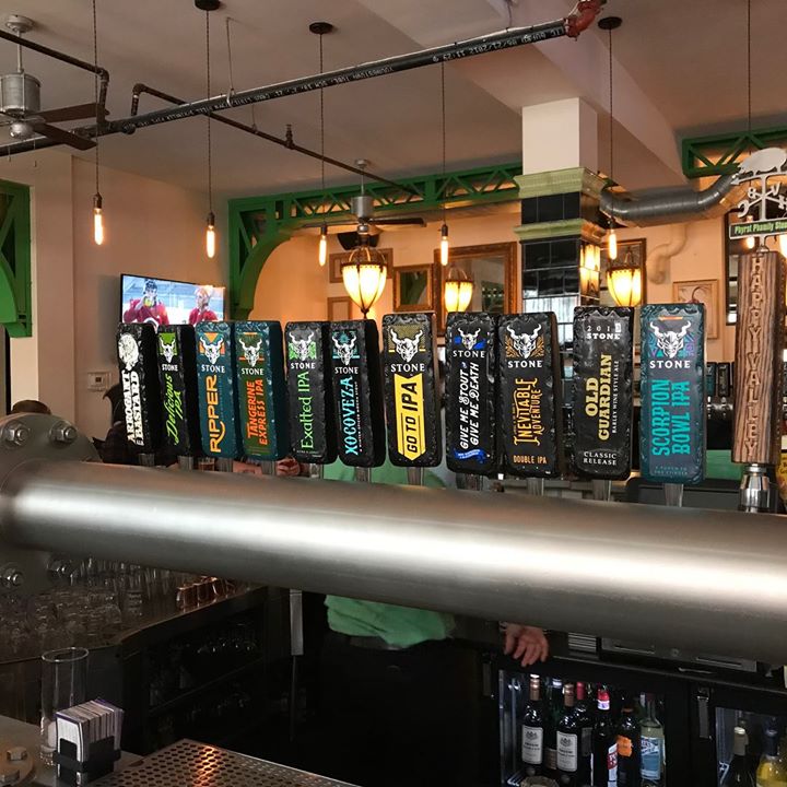 We had an amazing turnout for our @stonebrewing Tap Takeover!! Thank you to all the loyal Stone Brewing enthusiasts who donned their favorite Stone attire and showed up in force!! An amazing lineup, awesome merchandise, and the best patrons a bar could as