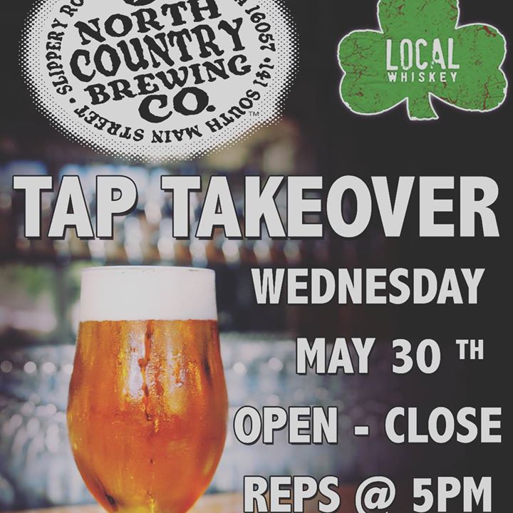 Come join us this Wednesday, May 30th for a @northcountrybrewing Tap Takeover!! We will be featuring 11 unique and delicious North Country Brews that will be sure to make your mouth water!! ••• Reps will be here at 5pm to hand out some free/awesome giveaw