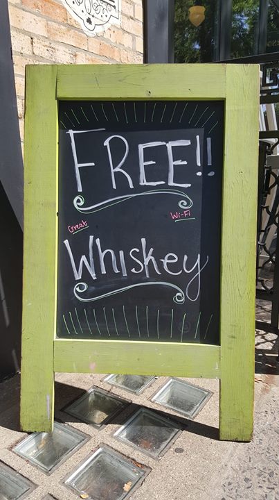 FREE WiFi & GREAT whiskey 