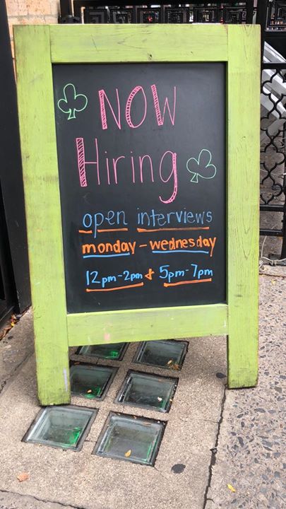 Come out and interview for the best job ever!! Open interviews -Monday-Wednesday 12-2 & 5-7!!