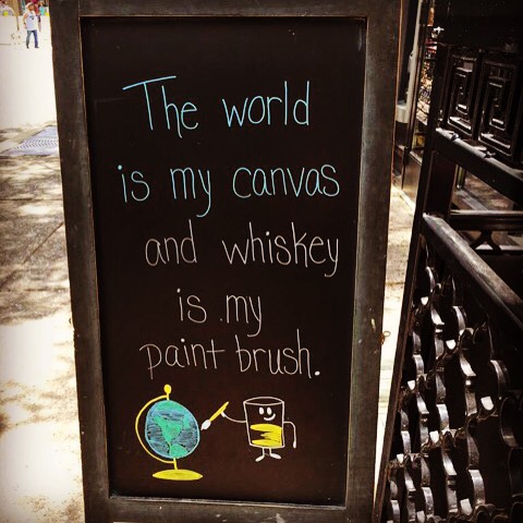 When you feel like being creative, grab your favorite glass of whisk(e)y and create! #localwhiskey