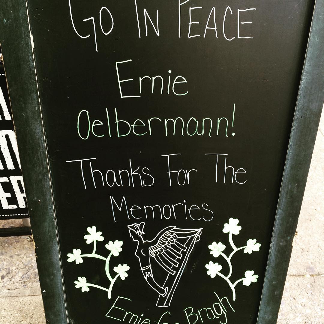 The Phyrst has lost an amazing man in Ernie Oelbermann. Without him, Local Whiskey, the Phyrst, and much of the State College bar landscape would not be what it is today. We are forever grateful to him for setting the standard, and making the Phyrst the f