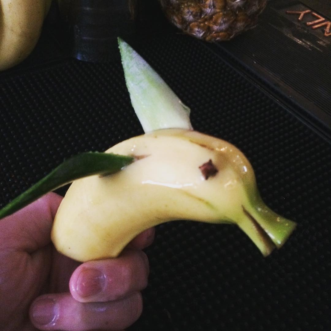 Tiki Tuesday every week @localwhiskeybar! #localwhiskey #tikituesday #bananadolphin