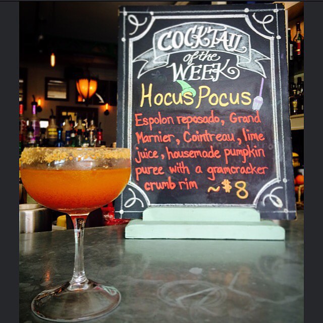 Come in and try our new cocktail of the week!! #cocktailoftheweek #localwhiskey #espolontequila #grandmarnier #cointreau #margarita #hocuspocus