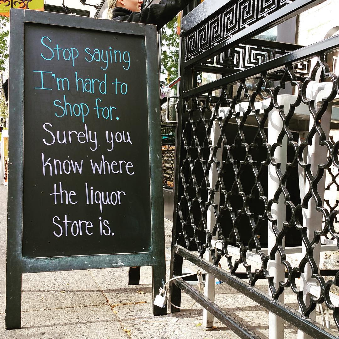 When it's true, it's true!#localwhiskey #cocktails #chalkboardpreacher