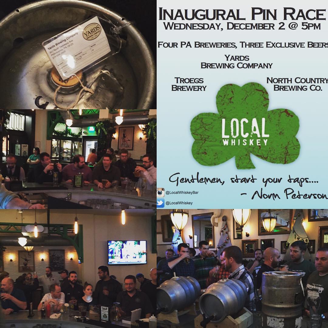 Our first Pin race! Congrats to @yardsbrew for taking the crown!
