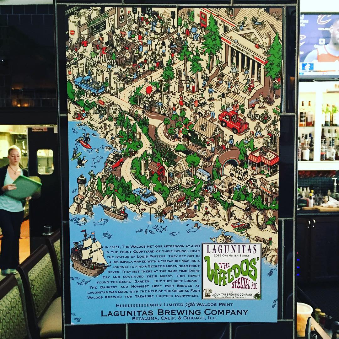 #whereswaldo Lagunitas Waldo's special ale now tapped