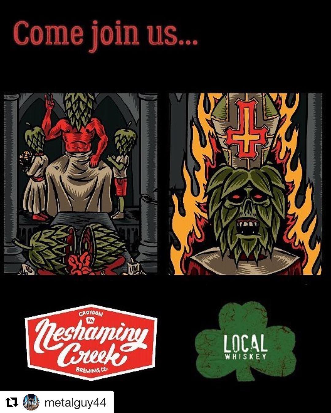 #Repost @metalguy44 with @get_repost ・・・ February 28th. Downtown State College. Local Whiskey. 12 Neshaminy Creek beers featured (11 on tap, 1 bar top pin sized firkin). Beers on all day, me there at 6pm. Our biggest tap takeover to date in Central Penn