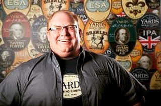 What an absolute privilege to announce that president, founder and brewmaster, @tomkehoeyards , will be in attendance for tomorrow’s @yardsbrew tap takeover!! ••• Come in and sample the beer that helped put Philly on the craft beer map by the man himself!